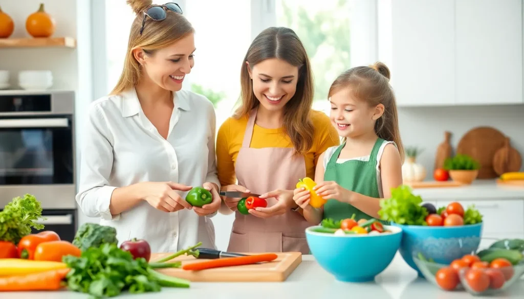 healthy cooking with kids