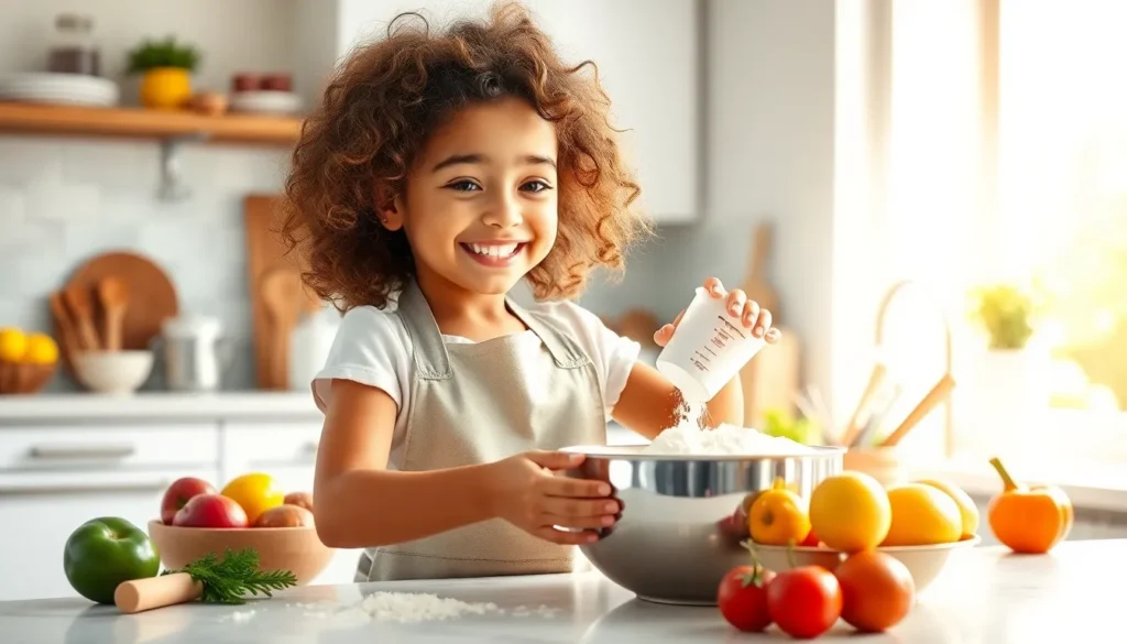 benefits of cooking with kids