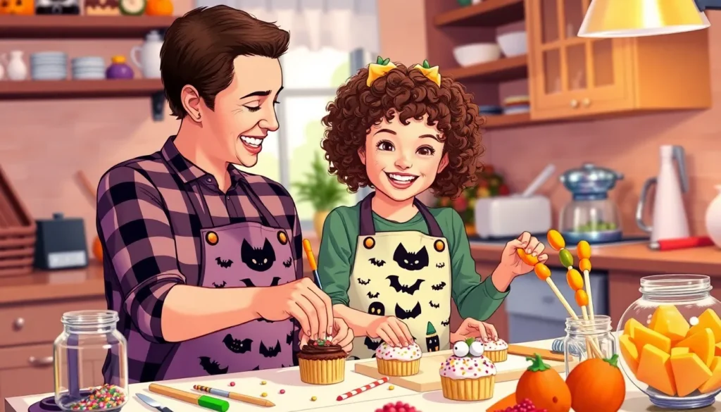 halloween cooking with kids