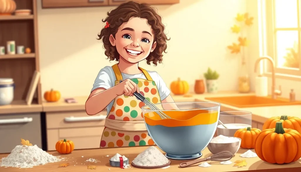 thanksgiving cooking with kids